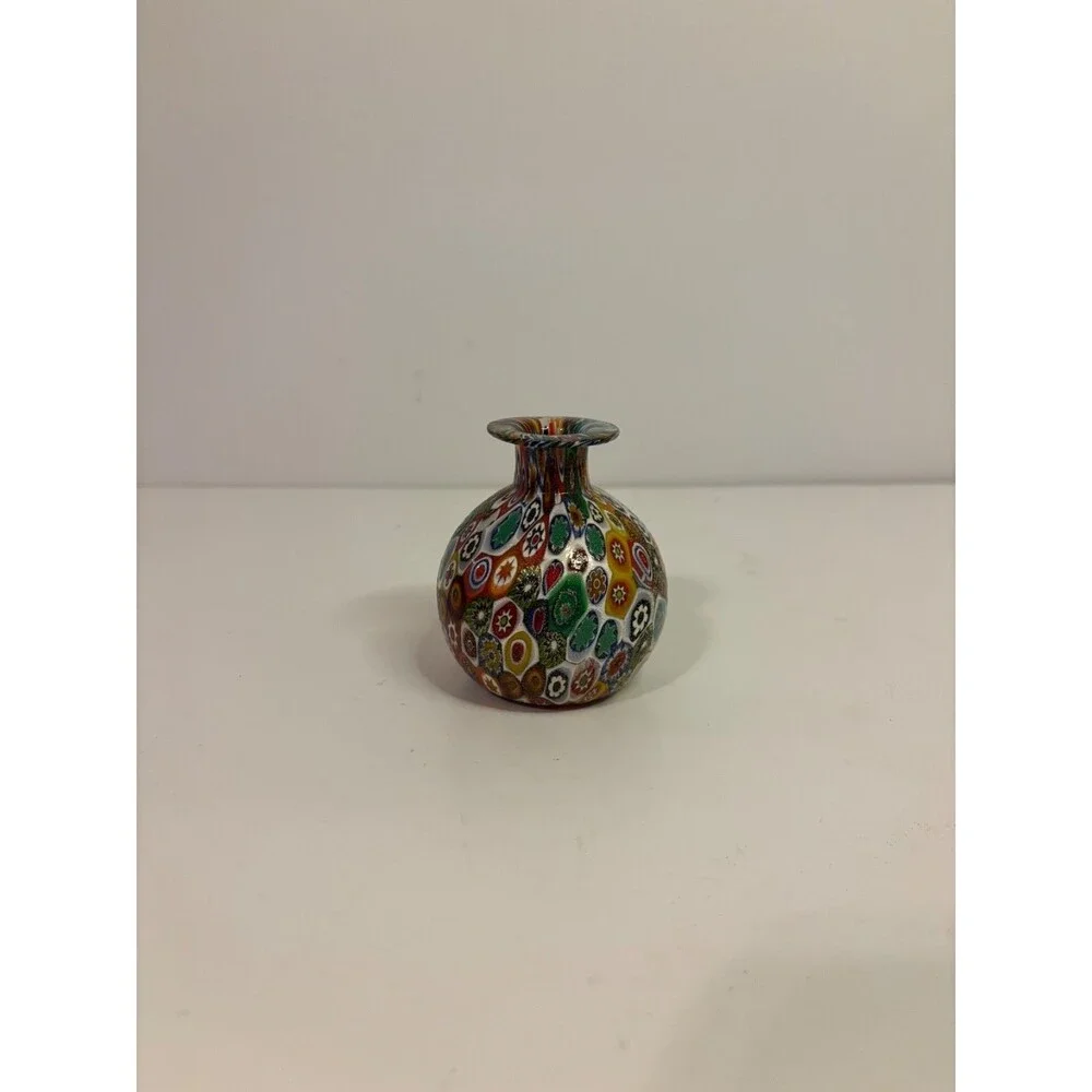 Murano Millefiori Vase Campanella L. SNC